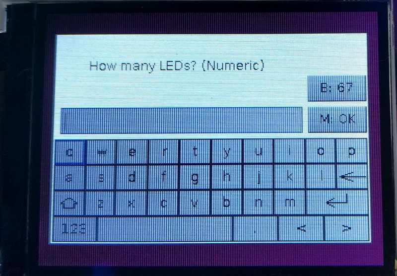 Number of LEDs